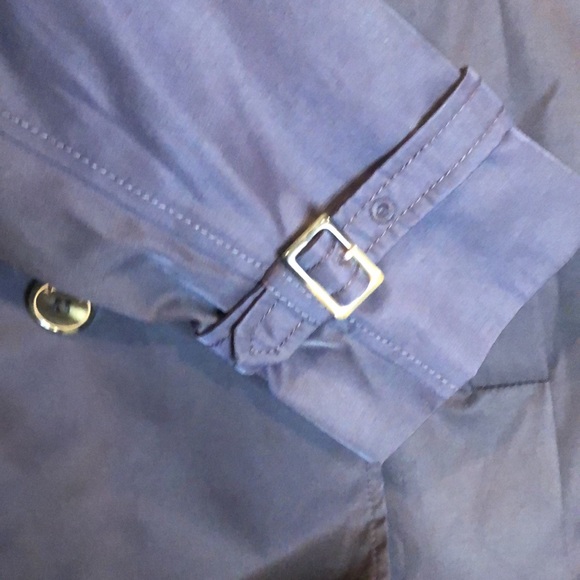 NWT Tahari navy trench coat. Size S - Picture 3 of 8